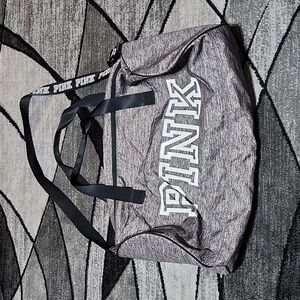 VINTAGE VS PINK LOGO LARGE TRAVEL DUFFEL BAG